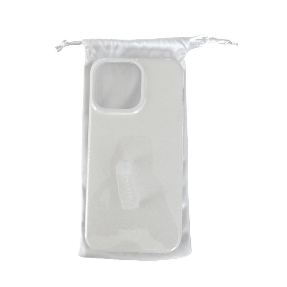 NWT Loopy WHITE SHIMMER iPhone 15 Pro Max Phone Case - Righty - Picture 7 of 10